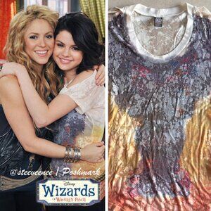 Free People Printed Tribal Burnout Tee ASO Alex Russo
